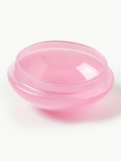 Handgemaakte opbergpot Puffy van borosilicaatglas^&k Amsterdam Fashion