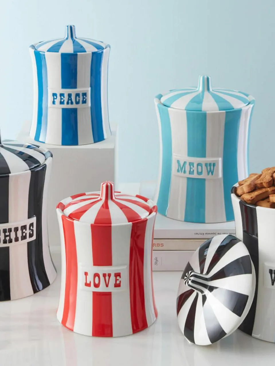Handgemaakte opbergpot Vice^Jonathan Adler Outlet