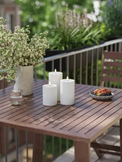 Handgemaakte outdoor LED kaars Real Flame, H 20 cm^Westwing Best