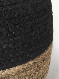 Handgemaakte poef Bono van jute^Westwing Collection Clearance