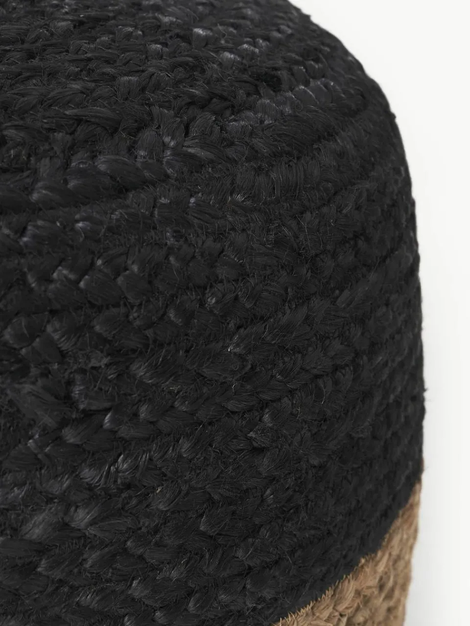Handgemaakte poef Bono van jute^Westwing Collection Clearance