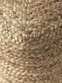 Handgemaakte poef Bono van jute^Westwing Collection Outlet
