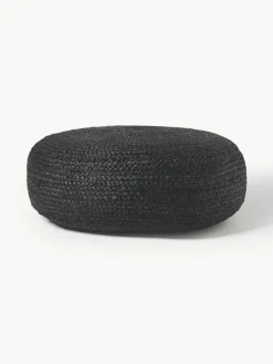 Handgemaakte poef Bono van jute^Westwing Collection Outlet