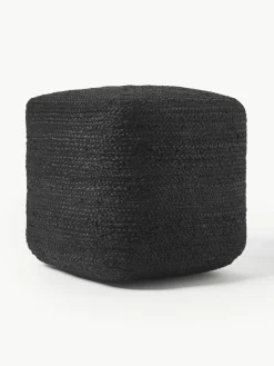 Handgemaakte poef Bono van jute^Westwing Collection Clearance