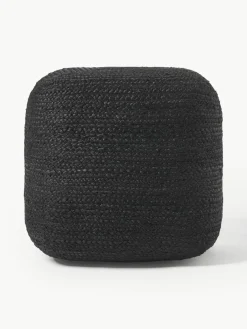 Handgemaakte poef Bono van jute^Westwing Collection Clearance