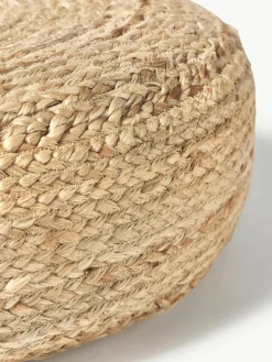 Handgemaakte poef Bono van jute^Westwing Collection Discount