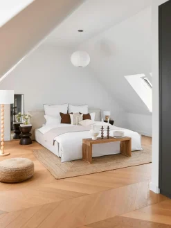 Handgemaakte poef Bono van jute^Westwing Collection Discount