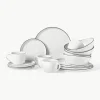 Handgemaakte porseleinen ontbijtset Salt voor 4 personen (16-delig)^Broste Copenhagen Discount