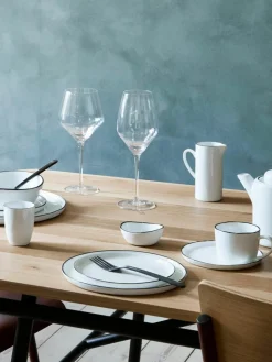 Handgemaakte porseleinen ontbijtset Salt voor 4 personen (16-delig)^Broste Copenhagen Discount
