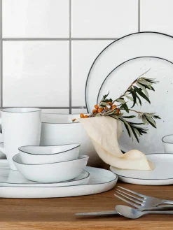 Handgemaakte porseleinen ontbijtset Salt voor 4 personen (16-delig)^Broste Copenhagen Discount