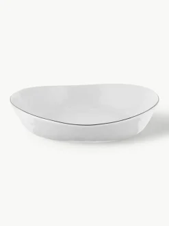 Handgemaakte porseleinen schalen Salt, Ø 20 cm, 2 stuks^Broste Copenhagen Online