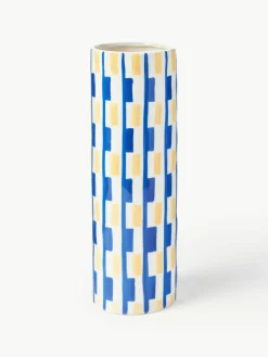 Handgemaakte porseleinen vaas Clash, H 24 cm^&k Amsterdam Clearance
