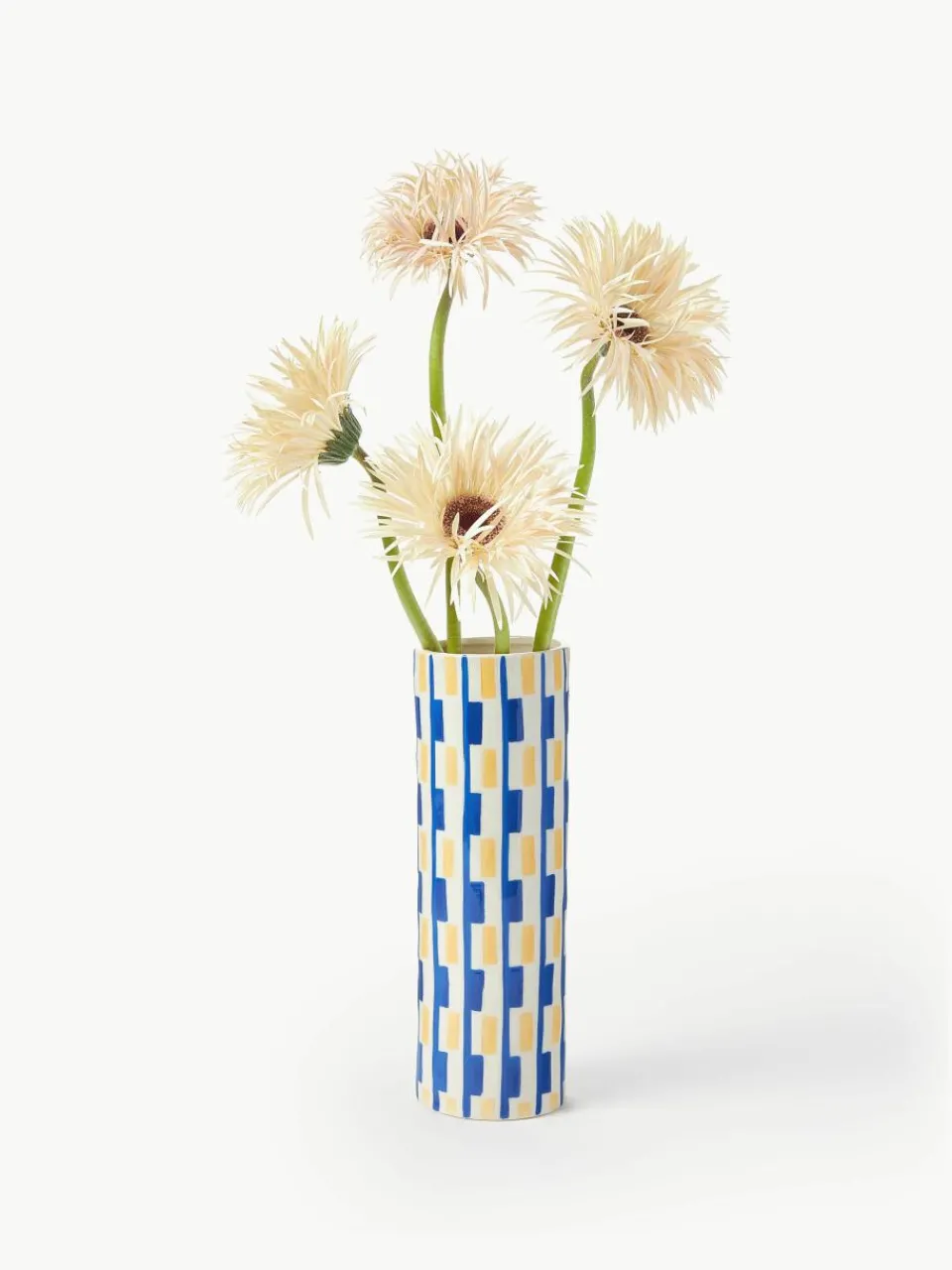 Handgemaakte porseleinen vaas Clash, H 24 cm^&k Amsterdam Clearance