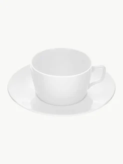 Handgemaakte porseleinen koffiekopjes Cosmopolitan met schoteltjes, 2 stuks^Meissen Hot