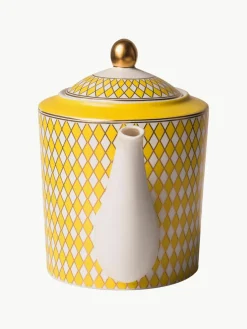 Handgemaakte porseleinen theepot Chess, 1.1 L^Pols Potten Discount