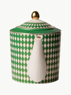 Handgemaakte porseleinen theepot Chess, 1.1 L^Pols Potten New