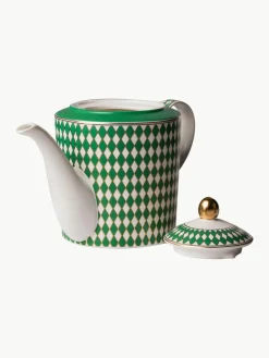 Handgemaakte porseleinen theepot Chess, 1.1 L^Pols Potten New