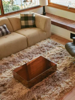 Handgemaakte salontafel Mirror van spiegelglas, B 80 cm^HKLIVING Sale