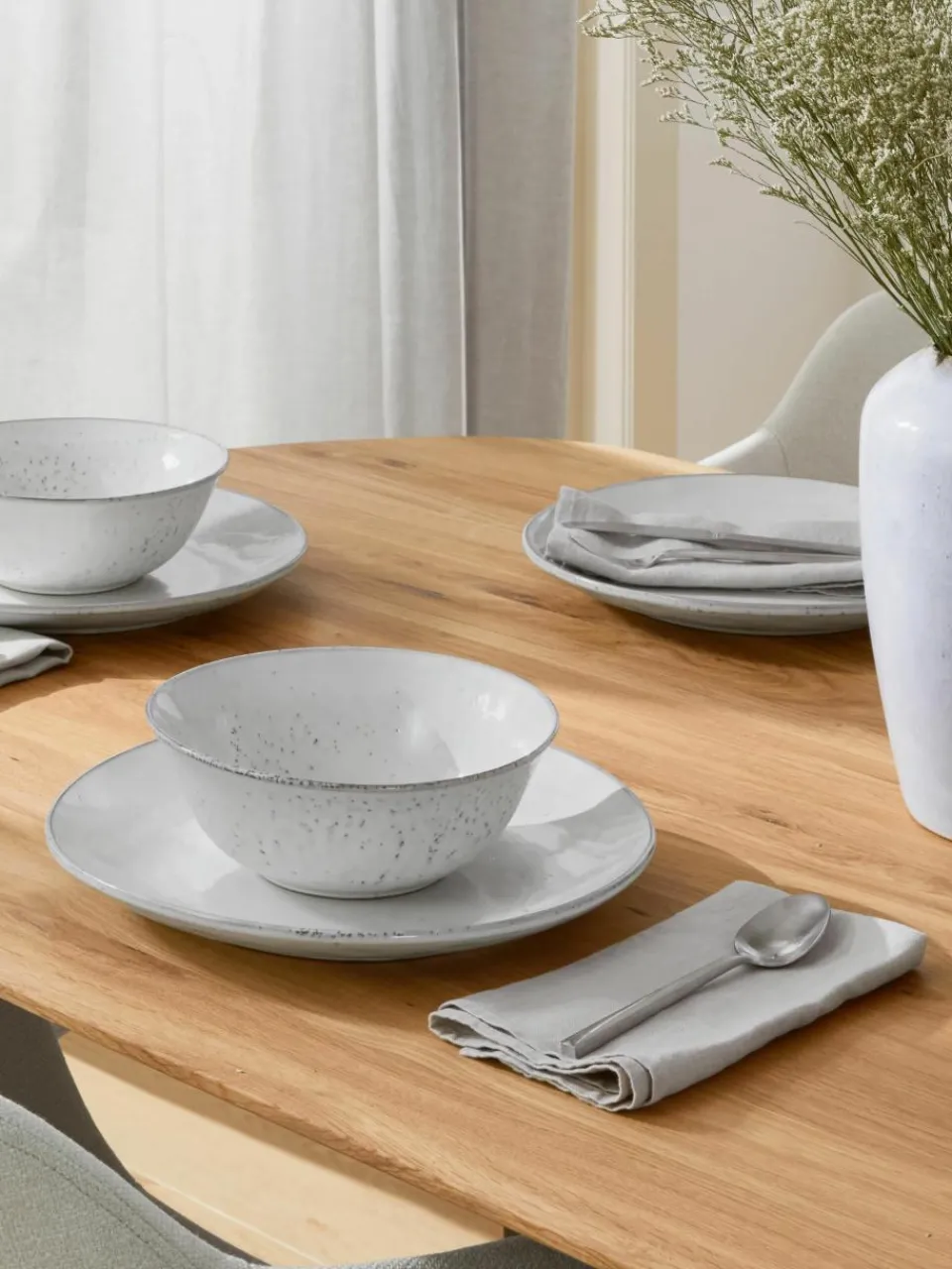 Handgemaakte schaal Nordic Sand, Ø 21 cm^Broste Copenhagen Outlet