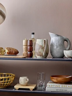 Handgemaakte schaal Stacy met effectvol glazuur^Bloomingville Clearance