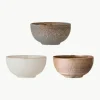 Handgemaakte schalen Addison, 3-delig^Bloomingville Sale