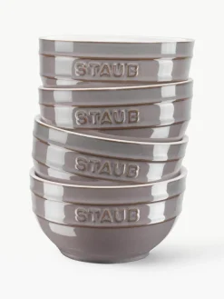 Handgemaakte schalen Ceramique in verschillende formaten, 4 stuks^Staub Discount
