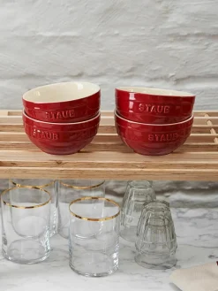 Handgemaakte schalen Ceramique, 4 stuks^Staub Fashion