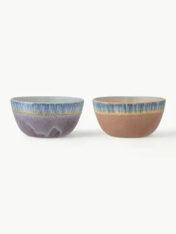 Handgemaakte schalen Cloe met reactief glazuur, set van 2^Bloomingville Fashion