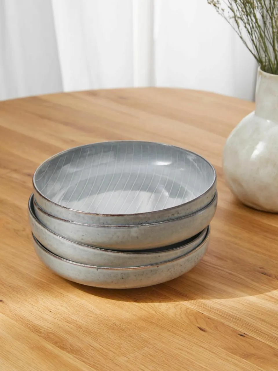 Handgemaakte schalen Nordic Sea, Ø 22 cm, 4 stuks^Broste Copenhagen Best
