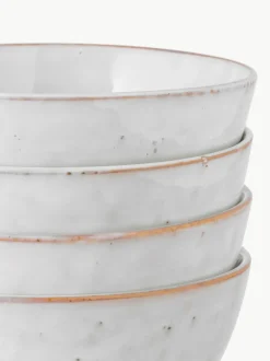 Handgemaakte schalen Nordic Sand, 4 stuks^Broste Copenhagen Hot