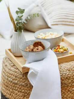 Handgemaakte schalen Nordic Sand, 4 stuks^Broste Copenhagen Best