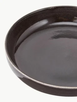 Handgemaakte schalen Nordic Coal, Ø 22 cm, 4 stuks^Broste Copenhagen Outlet
