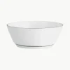 Handgemaakte schalen Vitruv van porselein met handbeschilderde platina rand, 2 stuks^Meissen Outlet