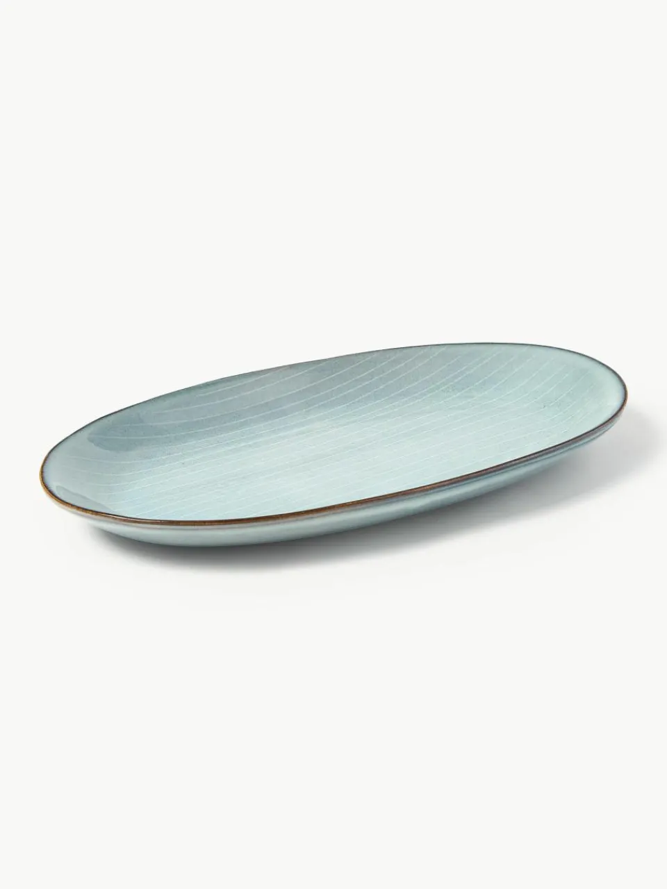 Handgemaakte serveerplateau Nordic Sea, L 30 cm^Broste Copenhagen Hot