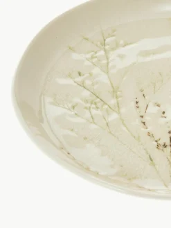 Handgemaakte serveerplateau Bea met grasmotief^Bloomingville Clearance