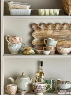 Handgemaakte serveerplateau Kallo van mangohout^Bloomingville Sale