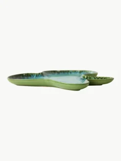 Handgemaakte serveerplateau Shell van keramiek^HKLIVING Online