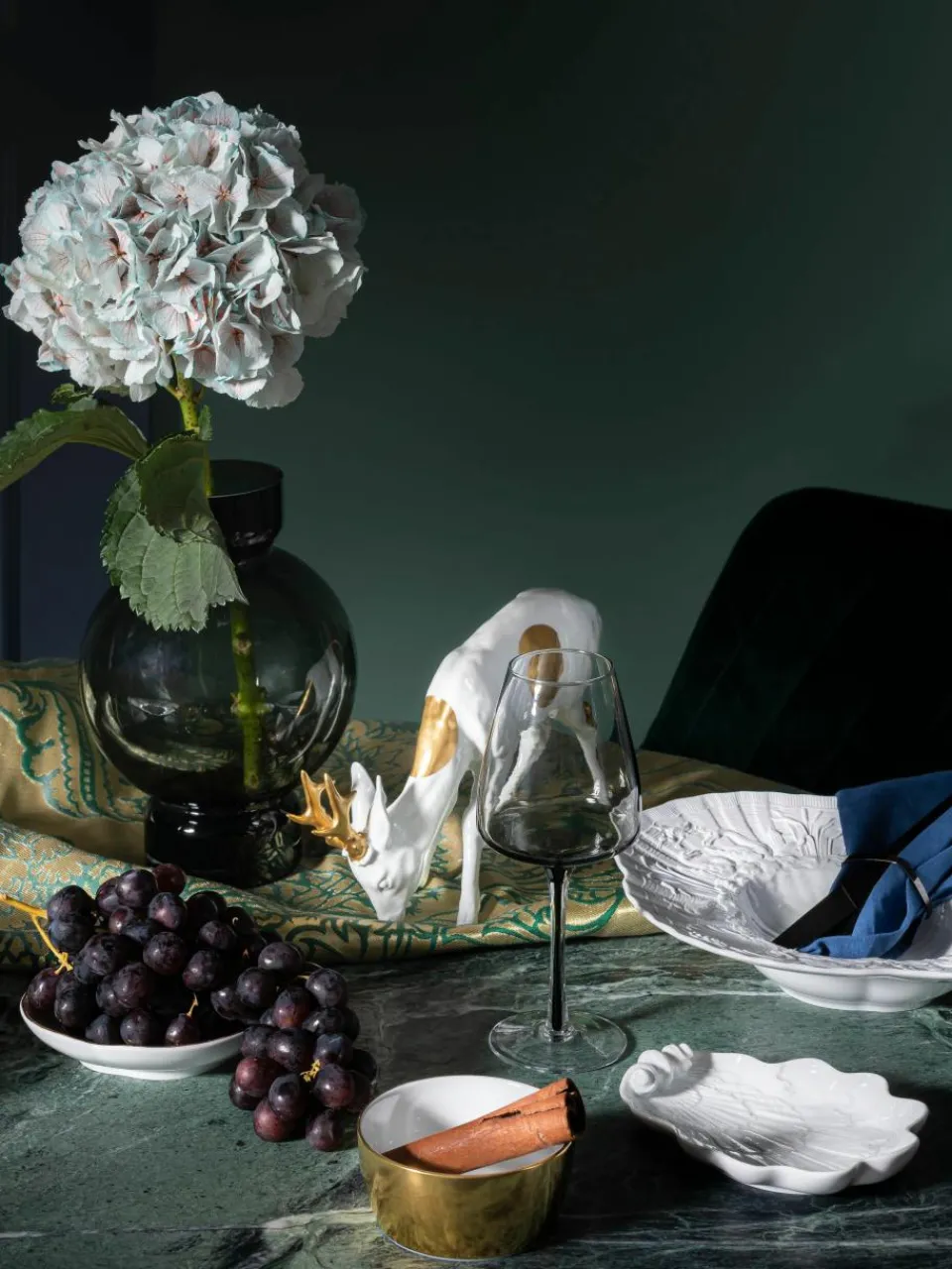 Handgemaakte serveerplateau Swan van porselein^Meissen Clearance