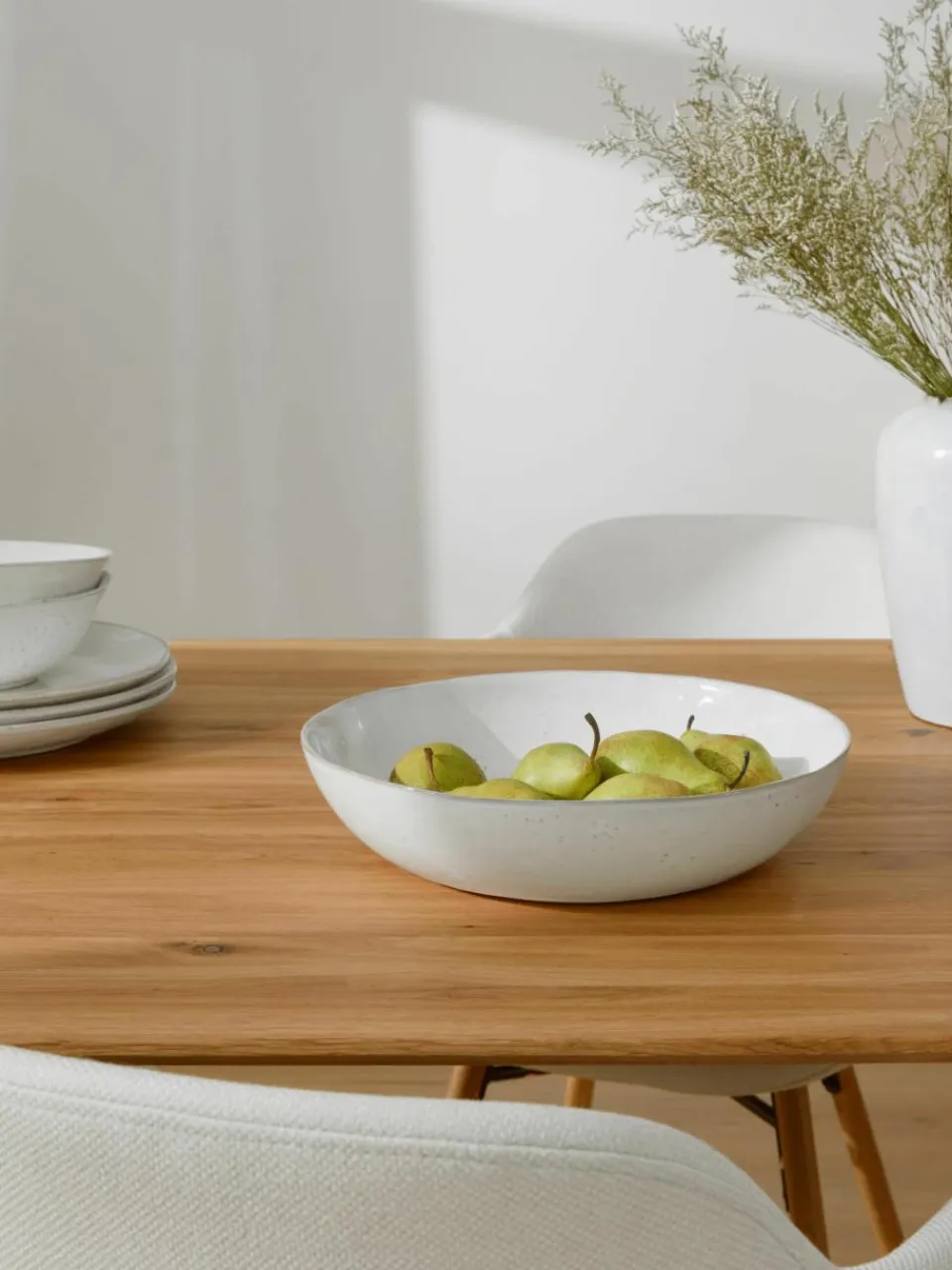 Handgemaakte serveerschaal Nordic Sand Ø 34 cm^Broste Copenhagen Best