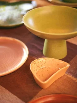 Handgemaakte serveerschaal Shell van keramiek^HKLIVING New