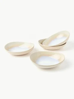 Handgemaakte serviesset Alcina met reactief glazuur, 4 personen (12-delig)^Westwing Collection Clearance