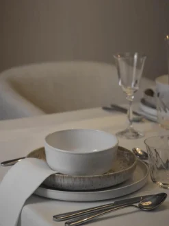 Handgemaakte serviesset Ethel met reactief glazuur, 4 personen (12-delig)^Westwing Collection Outlet