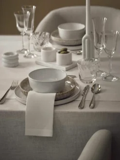 Handgemaakte serviesset Ethel met reactief glazuur, 4 personen (12-delig)^Westwing Collection Outlet