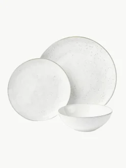 Handgemaakte serviesset Nordic Sand, 4 personen (12-delig)^Broste Copenhagen Clearance