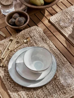 Handgemaakte serviesset Nordic Sand, 4 personen (12-delig)^Broste Copenhagen Clearance