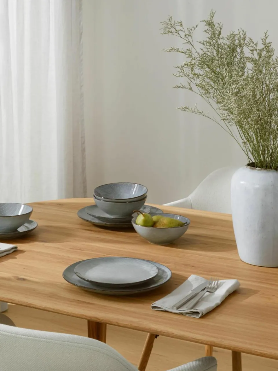 Handgemaakte serviesset Nordic Sea, 4 personen (12-delig)^Broste Copenhagen Outlet