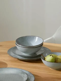 Handgemaakte serviesset Nordic Sea, 4 personen (12-delig)^Broste Copenhagen Outlet