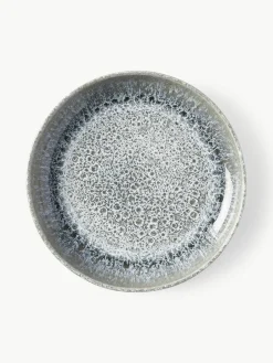 Handgemaakte serviesset Pam met reactief glazuur, 4 personen (12-delig)^Westwing Collection New