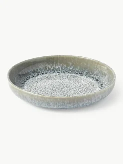 Handgemaakte serviesset Pam met reactief glazuur, 4 personen (12-delig)^Westwing Collection New