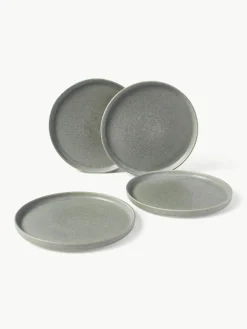 Handgemaakte serviesset Pam met reactief glazuur, 4 personen (12-delig)^Westwing Collection New